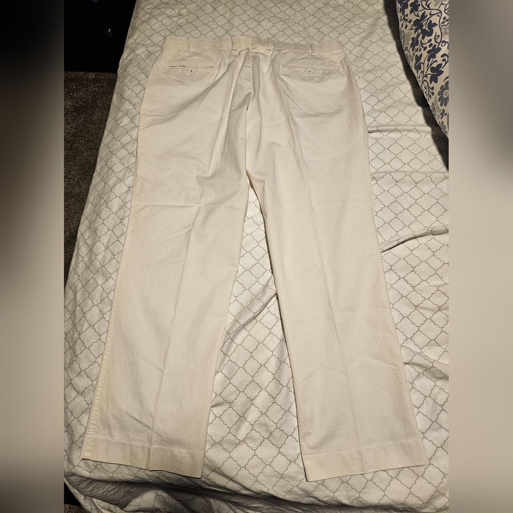 Ralph Loren White Straight-Leg Pants - Picture 3 of 3